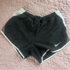 Classic black nike running shorts